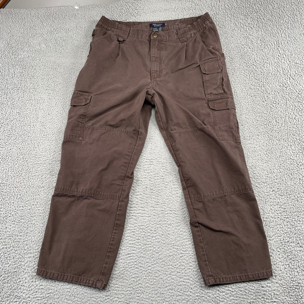 5.11 Tactical Pants Mens 38x30 Brown Cotton Canvas Cargo Utility 74251